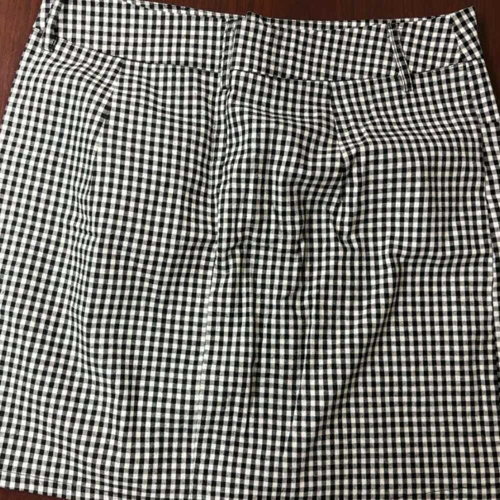 Charlotte Russe mini check skirt